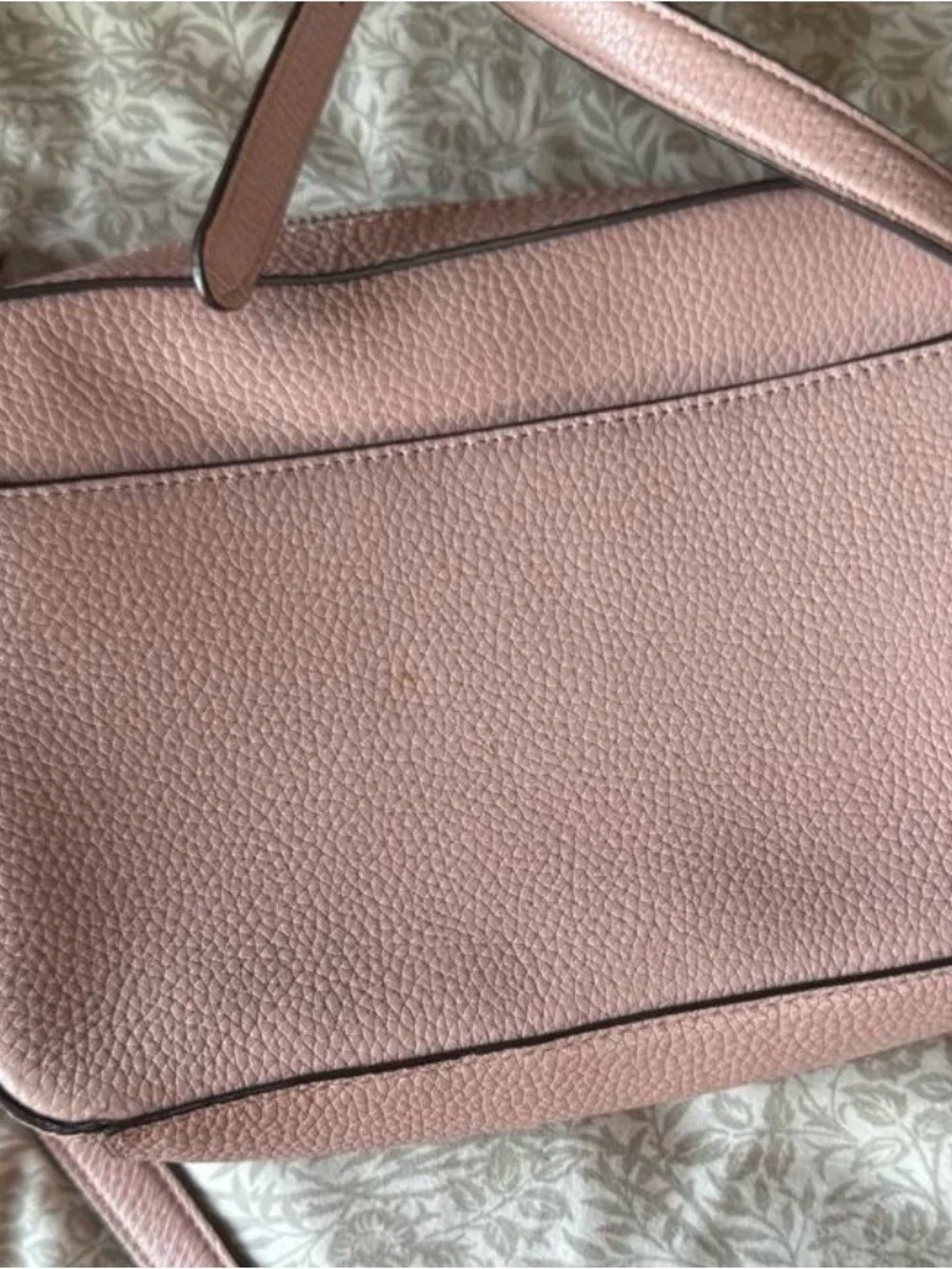 kate spade Pink Pebbled Leather Crossbody Camera Bag